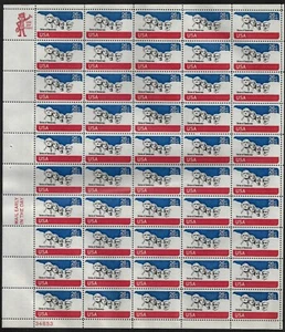 US Scott C88 Bogen mit 50 postfrischen Luftpostmarken - Bild 1 von 1
