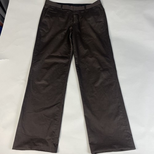 Pantaloni elasticizzati Burberry da uomo Classic Fit marrone taglia vita 36R Inseam 31