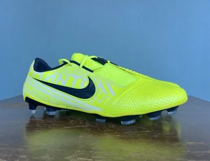 Nike Phantom Venom Elite FG Soccer Cleats Volt/White Men's Size 11 AO7540-717 - Picture 1 of 12