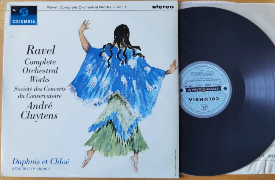 Andre Cluytens Ravel Complete Orchestral Works Vol. 1 LP Columbia SAX 2476 ED1 - Image 1 of 1