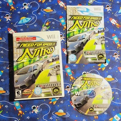 Need for Speed: Nitro (Nintendo Wii, 2009 Rating Everyone 10 Plus Complete CIB  - Image 1 of 4