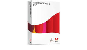 Adobe Acrobat 9 Pro, Windows, Vollversion mit Seriennummer, USB-Stick