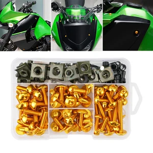 Complete Fairing Bolts Kit for Suzuki GSXR1000R GSXR1100 Gamma RG125F/150 RGV250 - Picture 1 of 16