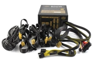 Cooler Master Silent Pro Gold RS-800-80GA-D3 800W For PC/Black-Gold - Picture 1 of 1