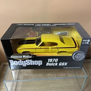 ERTL AMERICAN MUSCLE BODY SHOP 1970 BUICK GSX 1:18 NEW in BOX! - Picture 1 of 6