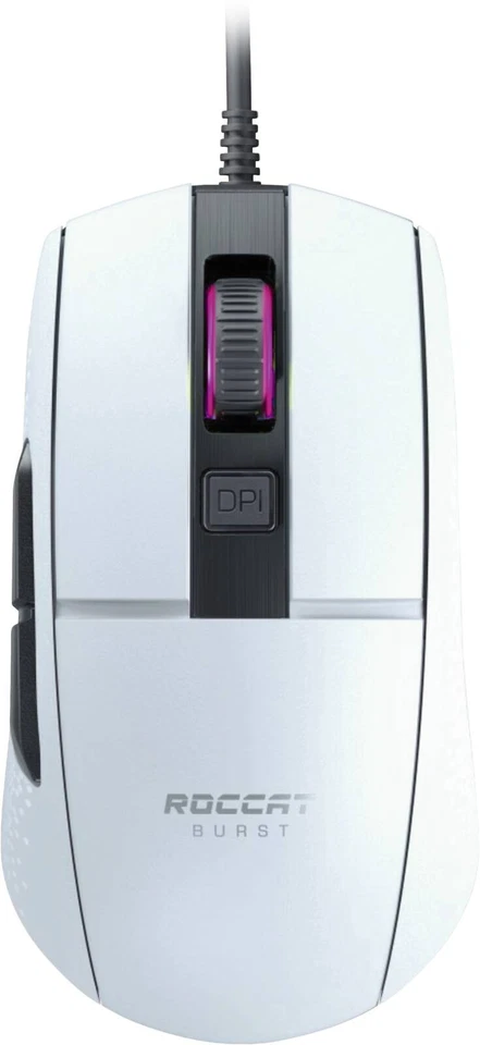 Roccat Computer Mouse PC Burst Core Weiß Gaming Maus 8.500 dpi kabelgeb. B Ware - Bild 1 von 1