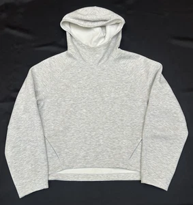 Lululemon AirWrap Embossed Heathered Gray Active Hoodie Women’s Size 6 - Picture 1 of 18