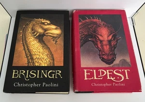 (2) Eldest and Brisingr by Christopher Paolini 2005 & 2008, First Edition Books - Picture 1 of 8