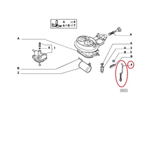 TIRANTE CARBURATORE FIAT 126 BIS - CINQUECENTO ORIGINALE 9941607 - Picture 1 of 1