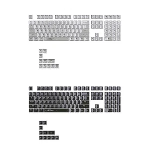 Backlit Keycaps 132Keys Crystal Translucents Keycap MDA Profile for 61/62 - Afbeelding 1 van 10