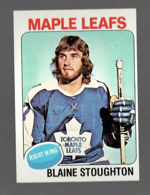 1975-76 Topps Blaine Stoughton Toronto Maple Leafs #265 Near Mint or Better - Image 1 of 2