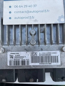SID806 ECU CALCULATEUR MOTEUR PEUGEOT CITROEN 5WS40285C-T 9660300280 9653451880 - Foto 1 di 7