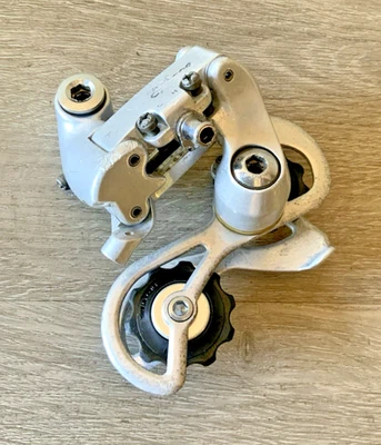 DESVIADOR TRASERO SUNTOUR CYCLONE MODELO 6, 7 U 8 VELOCIDADES PLATEADO Foto 1 de 4