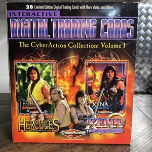 Vtg SEALED 1999 Interactive Digital Trading Cards Vol:1 Hercules & Xena Big Box - Picture 1 of 5