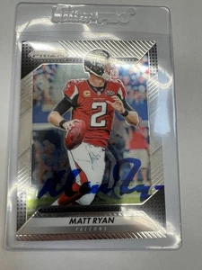 Matt Ryan Auto Autogramm Football Karte Atlanta Falcons - Bild 1 von 3