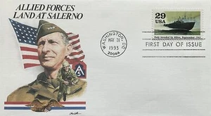 Fleetwood 2765 Segunda Guerra Mundial Fuerzas Aliadas aterrizan en Salerno - Imagen 1 de 2