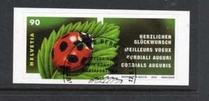 SCHWEIZ GEBRAUCHT 2002 SG1521 GRUSSMARKE - Bild 1 von 1