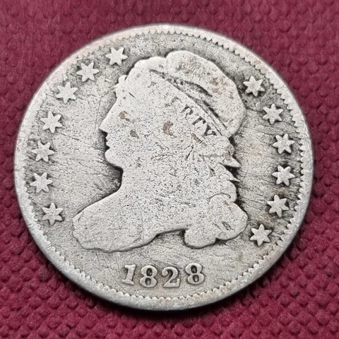 1828 Capped Bust Dime 10c Mid Grade #50951 Cover