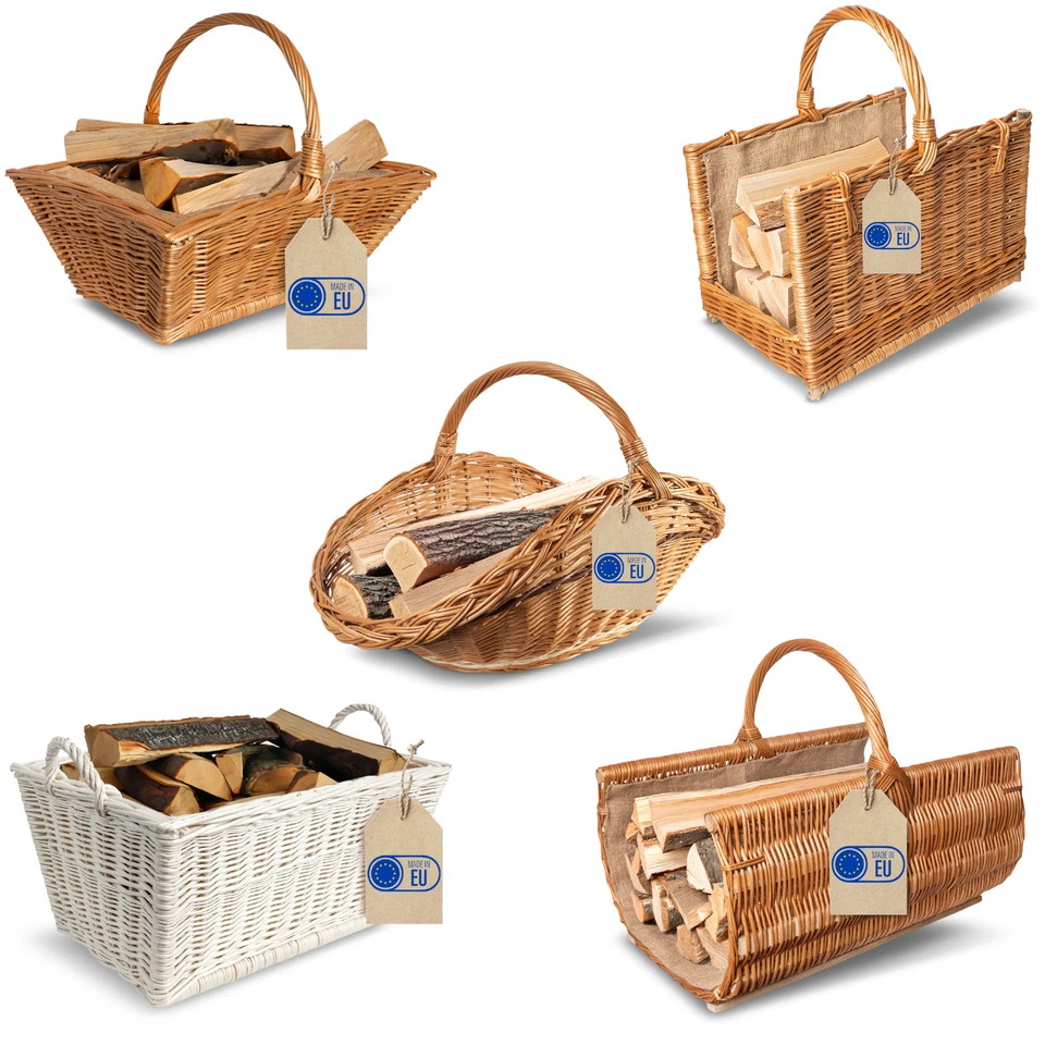 Creative Home Kaminholzkorb Weide Holzkorb für Kaminholz Holztrage - Bild 1 von 1