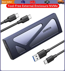 M.2 Nvme SSD Enclosure Adapter, 10Gbps USB C 3.2 Gen2, Tool-Free External Enclos - Picture 1 of 8
