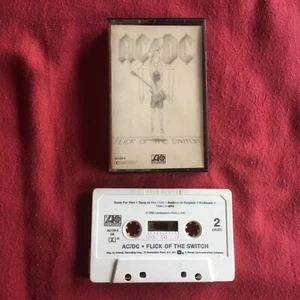 AC/DC – Flick Of The Switch  *1983:Atlantic –Cassette 7 80100-4 (NO BAR CODE) - Picture 1 of 5