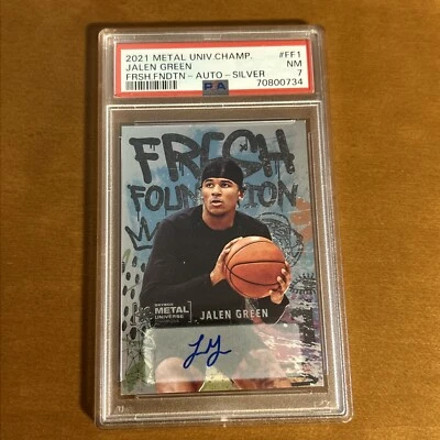 Jalen Green 2021 Skybox Metal universe Champions 2/25 - Image 1 of 2