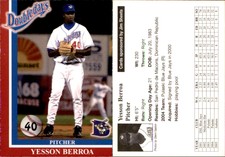 Yesson Berroa 2005 Auburn Doubledays #7 Card *AutographDen*