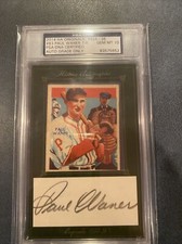 Paul Waner 7/8 2014 Historic Autographs Originals 1934-36 AUTO GEM MT 10