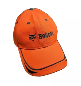 RARE Version Bobcat™ Tractor / Crane Hat LEPPO RENTS Adjustable BOX SHIPPED - Picture 1 of 18
