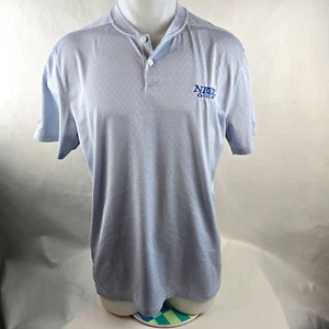 Nike Camicia Uomo Grigio Medio Henley Golf Dri Fit NDCL Ohio Geometrica Leggera - Foto 1 di 10