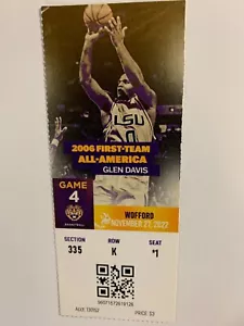 LSU TIGERS vs WOFFORD, NOVEMBER 27,2022, TICKET STUB- - Picture 1 of 1