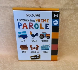GIOCOLIBRO IL DIZIONARIO DELLE PRIME PAROLE HEADU 3-6 anni  cod.25639 - Imagen 1 de 1