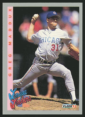 1993 Fleer #707 Greg Maddux - Image 1 of 2