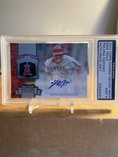 2013 Topps Chasing History Mike Trout Auto CHA-MTR GRADE 9 MINT SUPER RARE