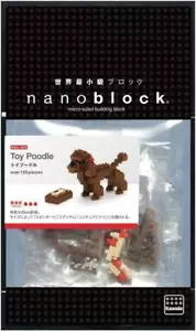nanoblock NBC-060 Zwergpudel Hund Klemmbausteine Diamond Tiere Modell NEU - Bild 1 von 2