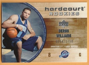 Deron Williams Utah Jazz 2005-06 Upper Deck Hardcourt #135/1750 RC Illinois 6F - Imagen 1 de 2
