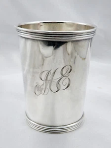 Vintage International Silver Solid Sterling Silver Mint Julep Cup w/MONO - Picture 1 of 3