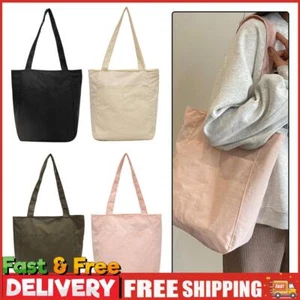 Borsa donna nylon tote bag casual manico superiore impermeabile tinta unita hobo bag shopper bag - Foto 1 di 15