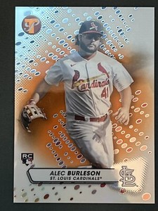 2023 Topps Pristine - Alec Burleson RC Orange /25- Cardinals - No. 216
