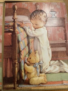 Vintage American Greetings R Lawrence KARTEN Weihnachtsgruß unbenutzt 1986 - 5 Karten - Bild 1 von 3