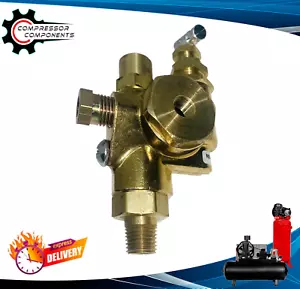 Conrader Piloted Unloader Check Valve 1/4" FNPT In X 1/4" MNPT Out / 125-150 PSI - Picture 1 of 9