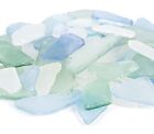 Sea Glass 11oz White Mint Green & Pale Blue Seaglass Decor Bulk Sea Glass Pieces
