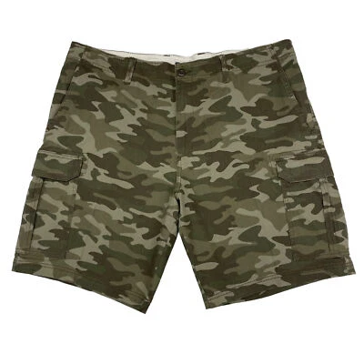 全新! 迷彩工装短裤/男式 (40) 绿色迷彩棉弹力狩猎鱼全新带标签 — 第 1/4 张图片