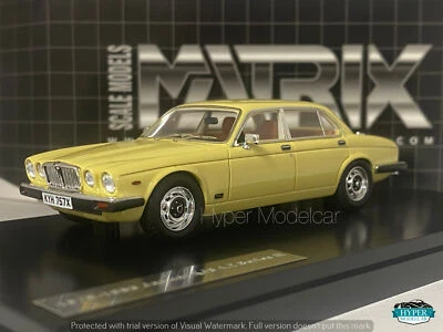 MATRIX SCALE MODELS 1/43 JAGUAR XJ6 SIII 1980 PORTLAND BEIGE MX41001-282 - Immagine 1 di 3