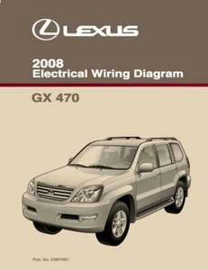 2008 Lexus GX 470 Wiring Diagrams Schematics Layout Factory OEM - Picture 1 of 1