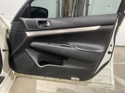 2010 - 2011 Infiniti G37 Passenger RH Right Graphite-G Front Door Trim Panel Foto 1 de 4
