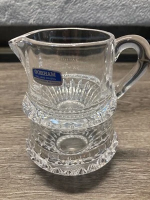 Açúcar e creme empilháveis de cristal de chumbo completo Gorham - Imagem 1 de 4