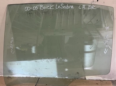 2000-2005 Buick LeSabre Driver Side Rear Left Door Window Glass OEM - Image 1 of 4
