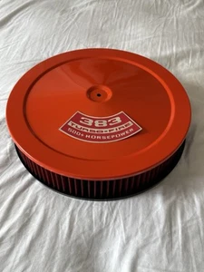 Filtro rojo lavable Chevrolet 383 383 500+ HP techo naranja - Imagen 1 de 11