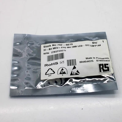 Flash STMicroelectronics 32 bits ARM Cortex M4 RISC 2Mb STM32F439ZIT6 Foto 1 de 2